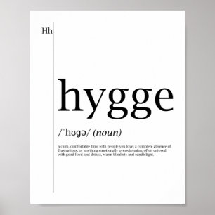 Poster Hygge - Culture danoise