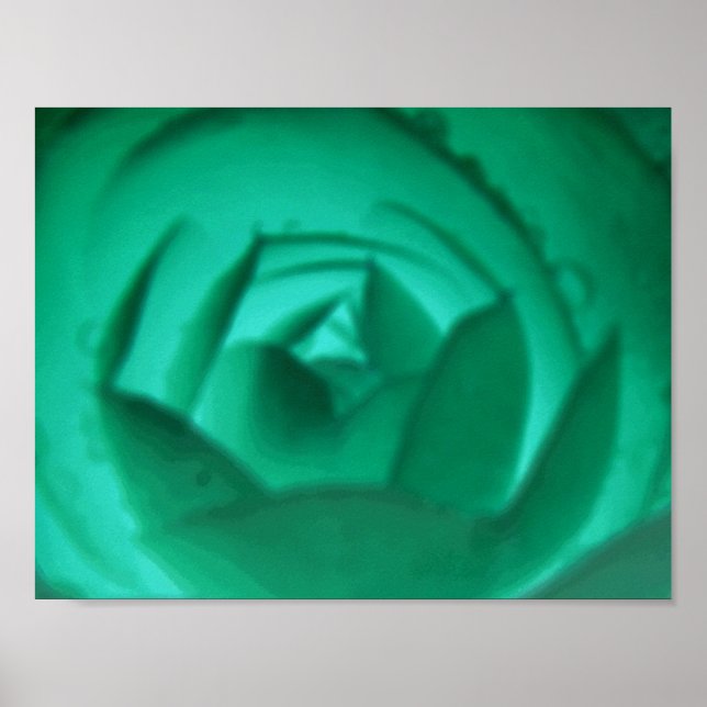 Poster Hypnotic Camellia Flower Print (Devant)