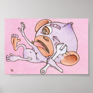 Poster i est bon travailleur