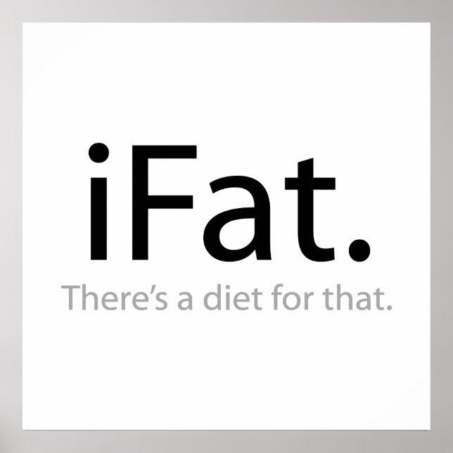 Poster i Fat - Il y a un régime pour cela (iFat) (Devant)