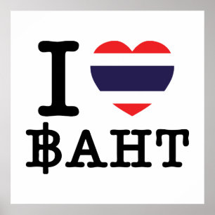 Poster I Heart (Amour) Baht