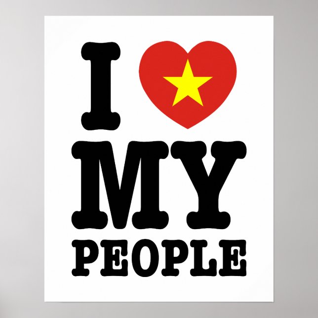 Poster I Heart (Love) My Viet People (Devant)