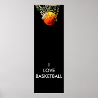 Poster I Love Basketball