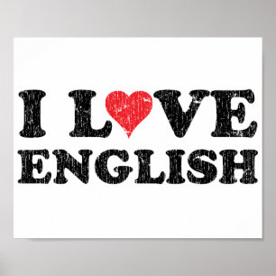 Poster I Love English
