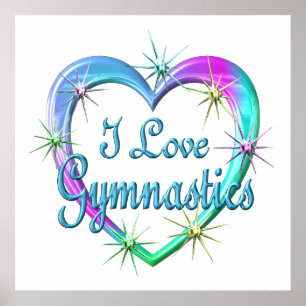 Poster I Love Gymnastique