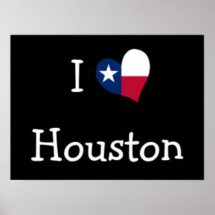 Poster I Love Houston
