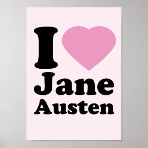 Poster I Love Jane Austen
