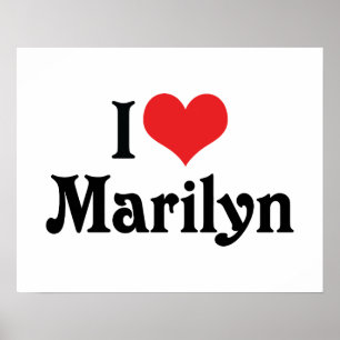 Poster I Love Marilyn