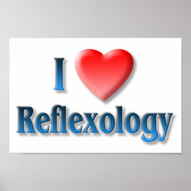 Poster I Love Reflexology (Devant)