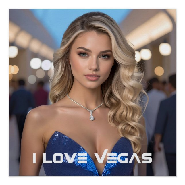 POSTER I LOVE VEGAS (Devant)