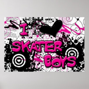 Poster I Luv Skater Boys