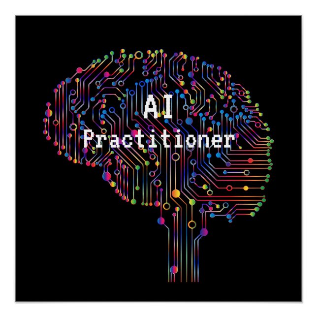 Poster IA Praticien de l'intelligence artificielle (Devant)