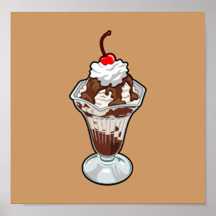 Poster Ice Cream Sundae