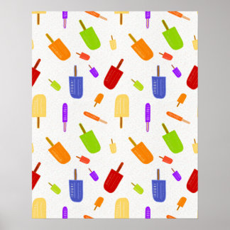 Poster Ice Pops and Sprinkings