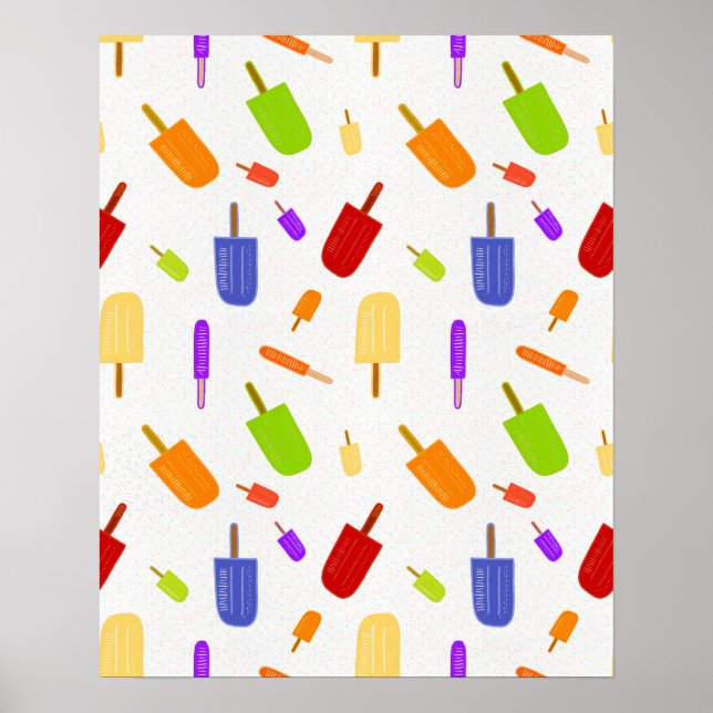 Poster Ice Pops and Sprinkings (Devant)