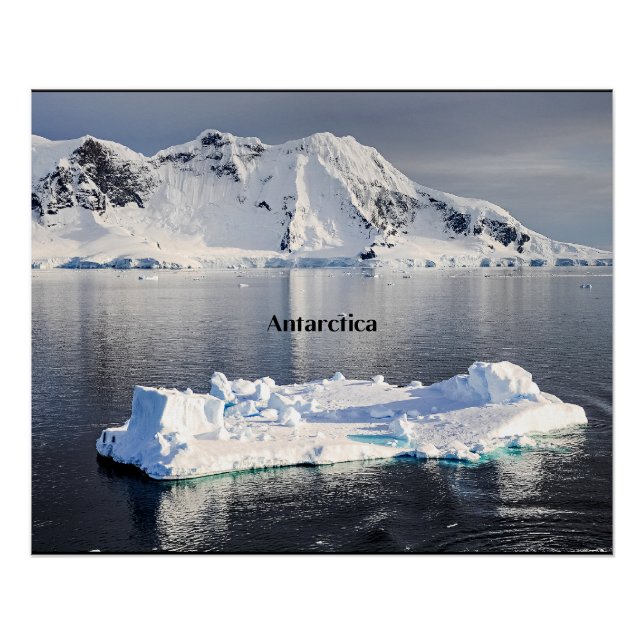 Poster iceberg de l'Antarctique (Devant)