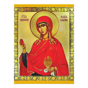 Poster Icône orthodoxe Sainte Marie-Madeleine