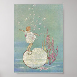 Poster Ida Rentoul Print - Coquillage