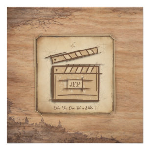 Poster Idée cadeau pour cinéaste, acteur, réalisateur de