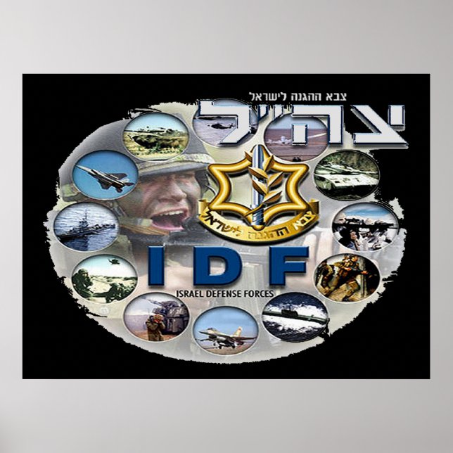 Poster IDF Composite Dark (Devant)