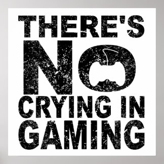 Poster Il n'y a pas de pleurs dans le jeu