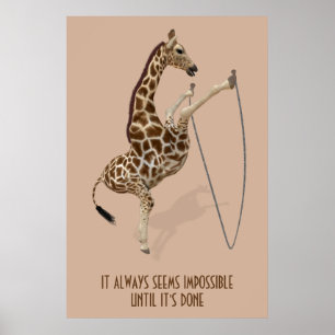 Poster Il semble toujours impossible jusqu'à ce qu'il ait