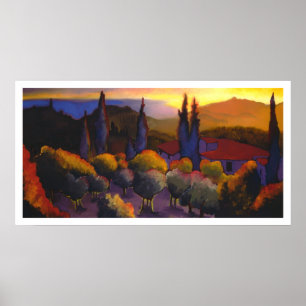 Poster Il tramonto da Casa Cares