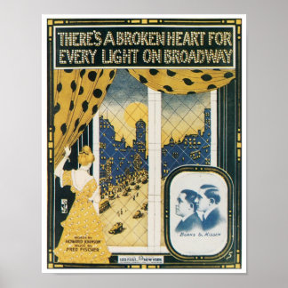 Poster Il y a un coeur brisé pour chaque lumière sur Broa