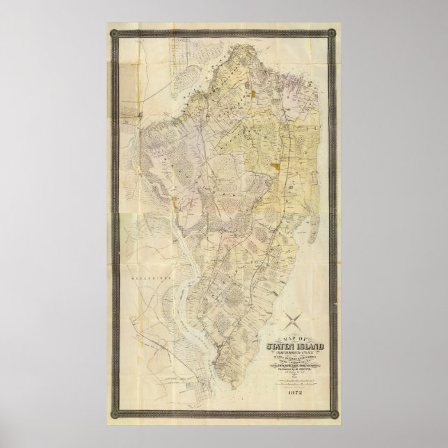 Poster Île Composite Staten (Devant)