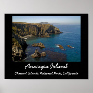 Poster Île d'Anacapa
