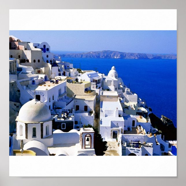 Poster île de grèce (Devant)