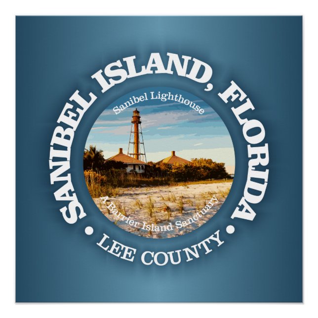 Poster Île de Sanibel (C) (Devant)