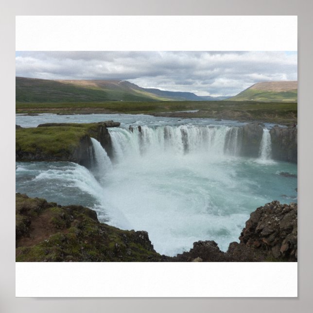 Poster Île Godafoss (Devant)