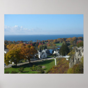 Poster Île Mackinac Couleurs d'automne