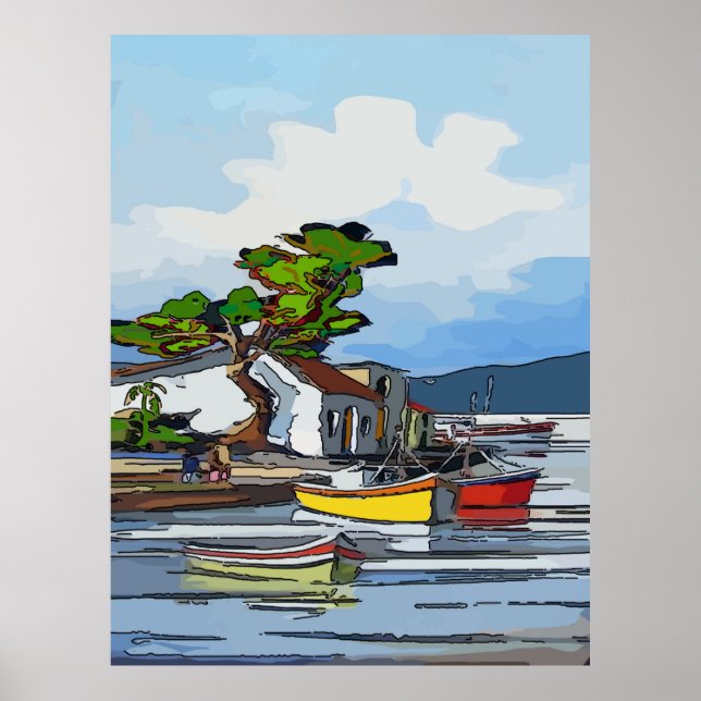 Poster Île Saint John, USVI (Devant)