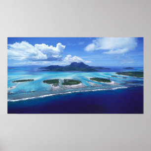 Poster Île tropicale