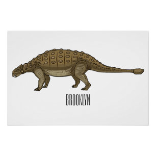 Poster Illustration d'Ankylosaurus