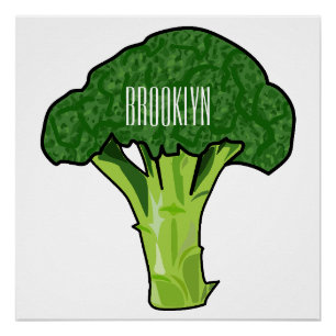 Poster Illustration de Broccoli