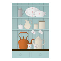 Illustration de cuisine vintage