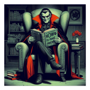 Poster Illustration de dracula