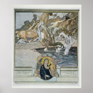 Poster Illustration de la "Divine Comédie" de Dante