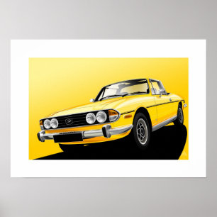 Poster Illustration de l'affiche Triumph Stag