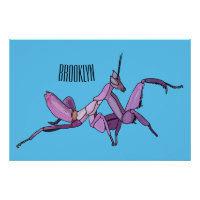 Illustration de l'orchidée mante