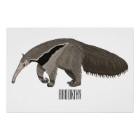 Illustration d'un dessin animé d'Anteater