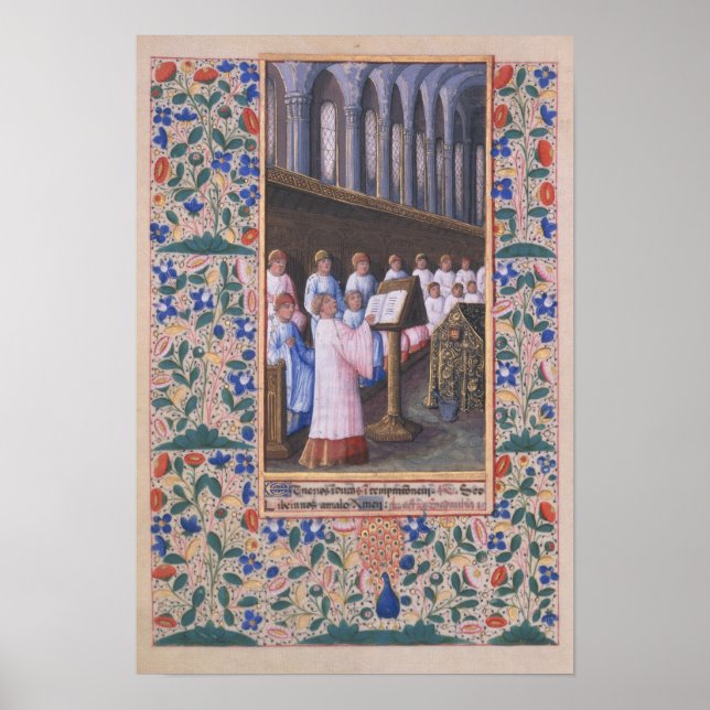 Poster Illustration d'un service funéraire (Devant)