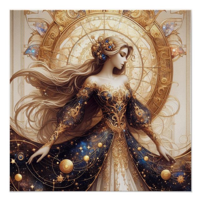 Poster Illustration Imaginaire de princesse (Devant)
