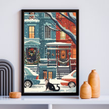 Illustration New York City retro