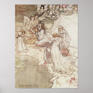 Poster Illustration pour un conte de fées
