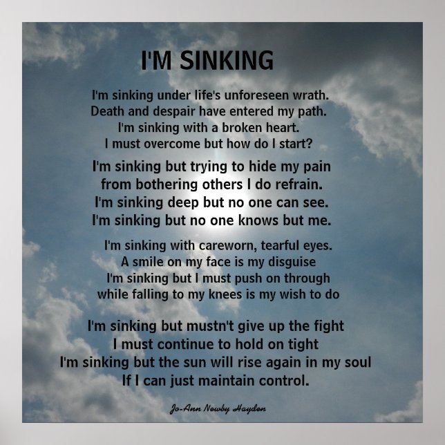 Poster I'M SINKING (Devant)