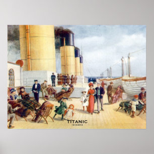 Poster Image de plate-forme de bateau de couleur
